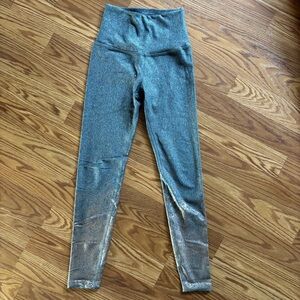 BEYOND YOGA Alloy‎ Ombre Speckled High Waist Leggings XSmall Gray/pink/rose gold